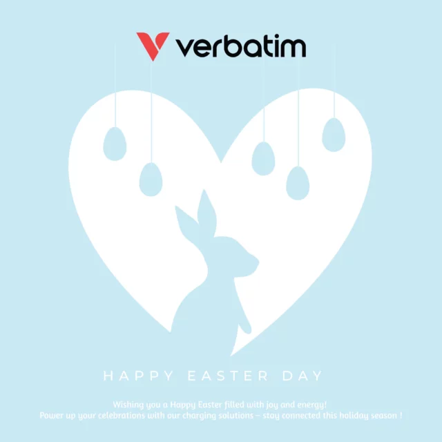 復活節快樂🐣，願節日充滿歡樂與活力🎉！Verbatim 的充電產品為您的節日注入能量🔋，讓您整個假期都能保持聯繫！

🐣Wishing you a Happy Easter filled with joy and energy🎉! Power up your celebrations with our charging solutions🔋 – stay connected this holiday season !

#Verbatim #復活節 #Easter